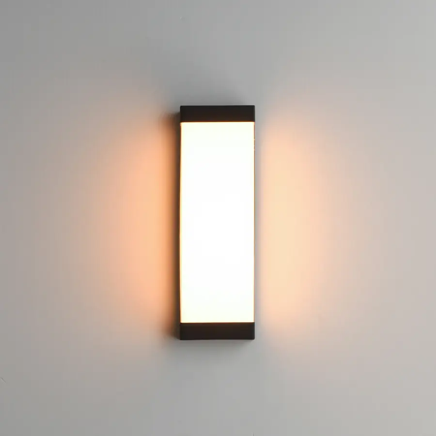 Tunnel LED Outdoor Wall Sconce in Black - Image 3