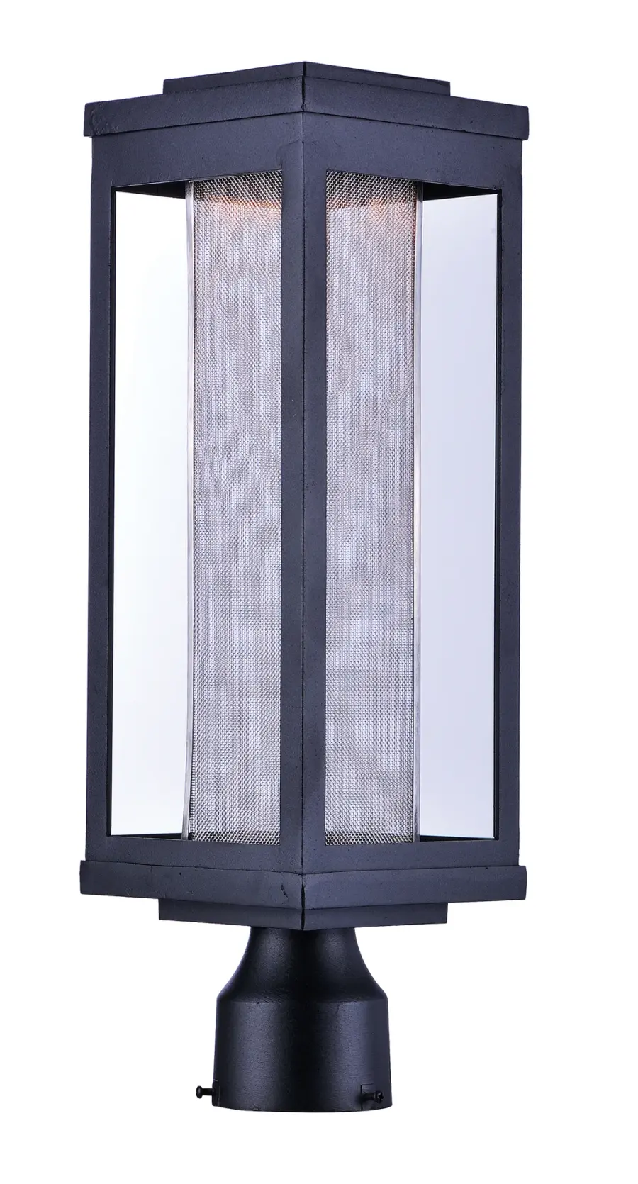 Salon LED Outdoor Post Mount in Black - Image 1