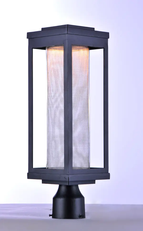 Salon LED Outdoor Post Mount in Black - Image 3