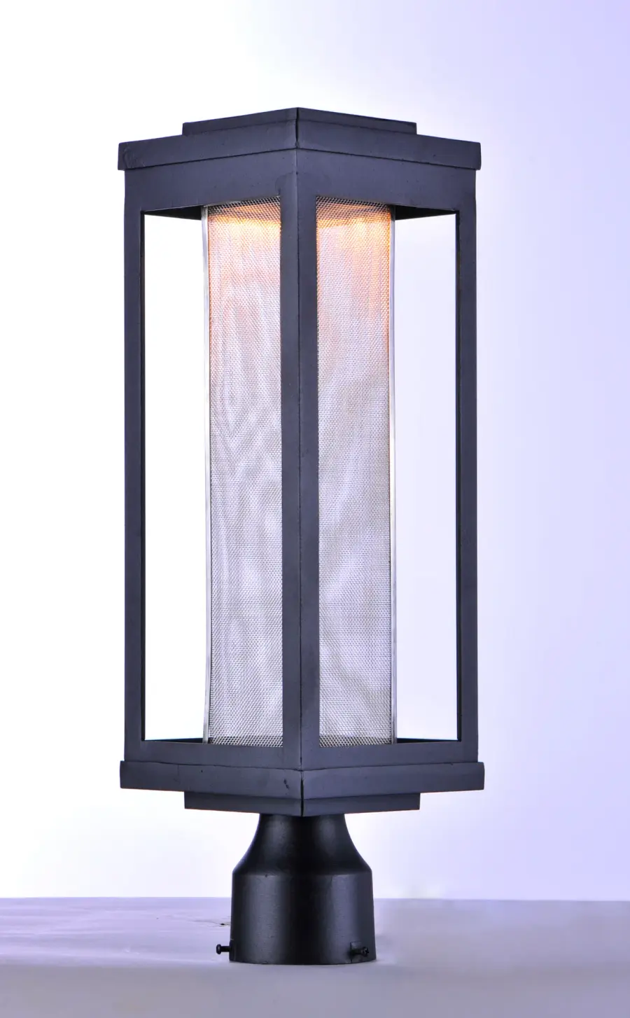 Salon LED Outdoor Post Mount in Black - Image 3