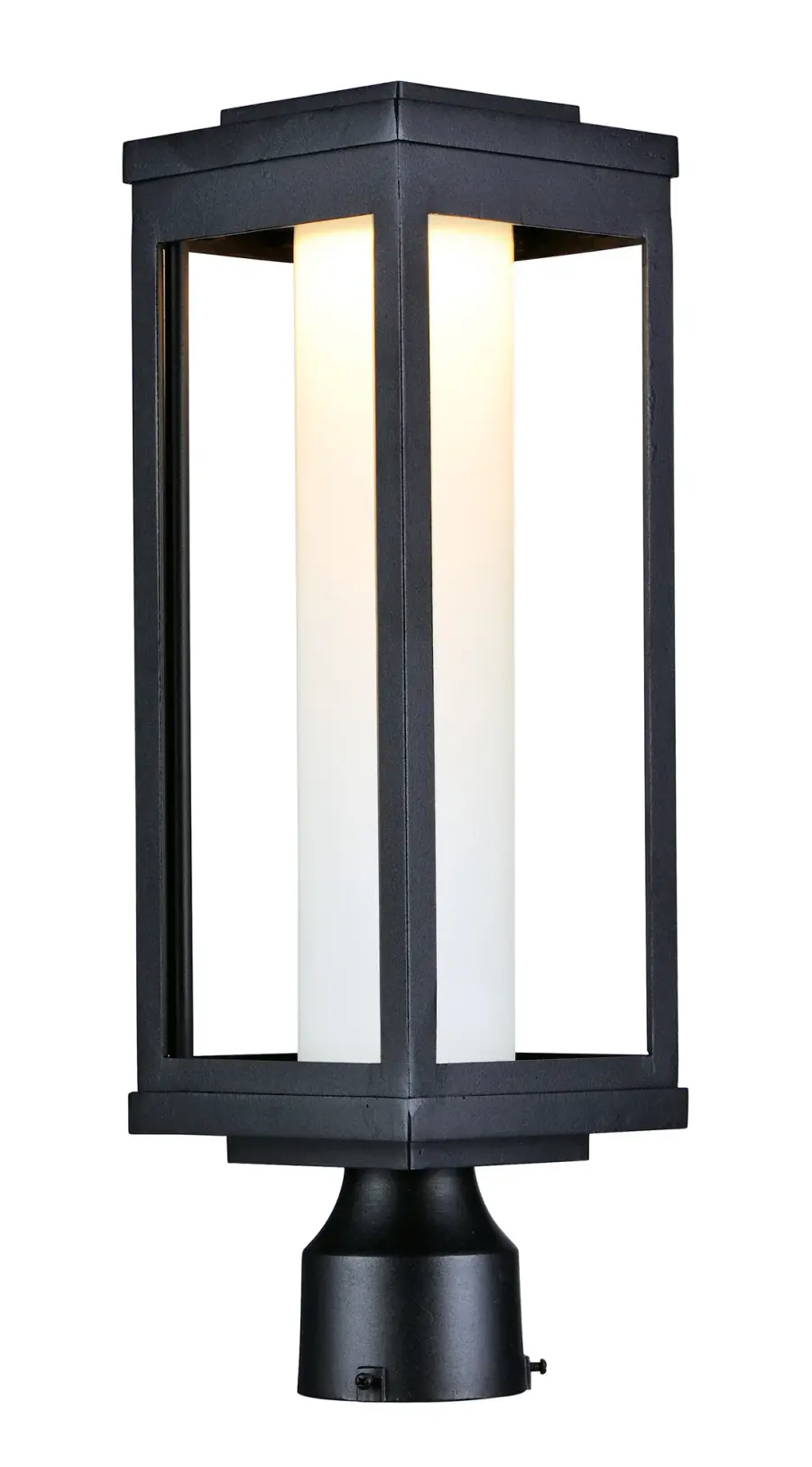 Salon LED Outdoor Post Mount in Black - Image 1