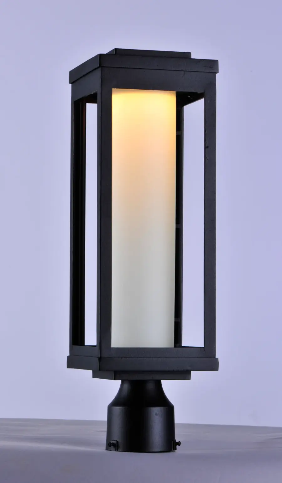 Salon LED Outdoor Post Mount in Black - Image 2