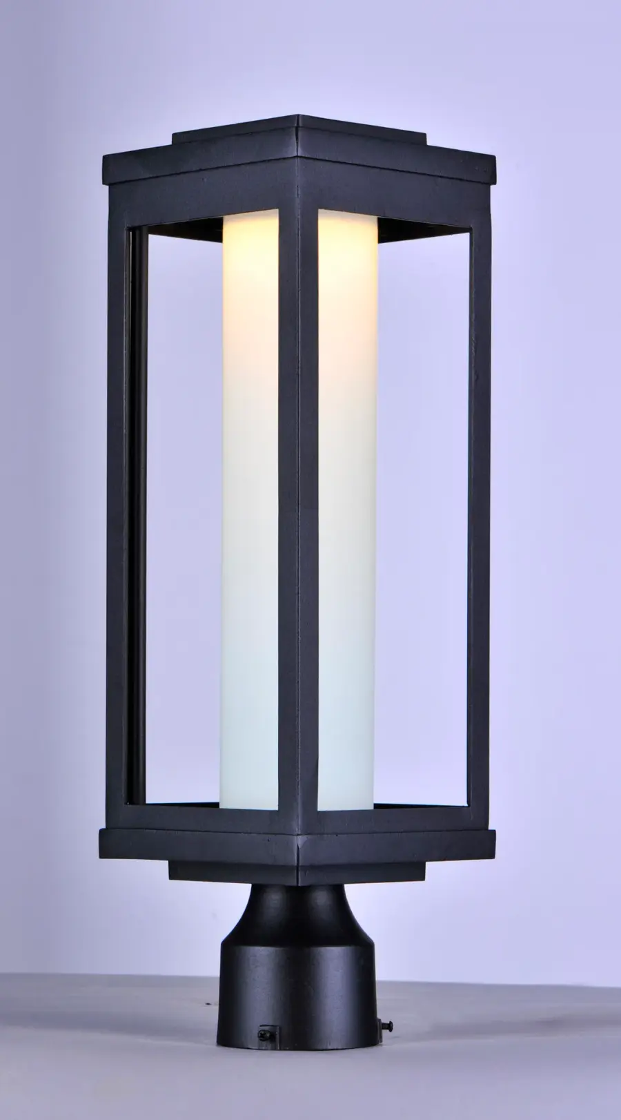 Salon LED Outdoor Post Mount in Black - Image 3