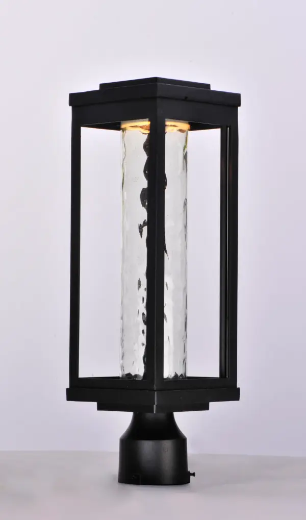 Salon LED Outdoor Post Mount in Black - Image 3