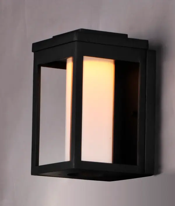 Salon LED Outdoor Wall Sconce in Black - Image 3