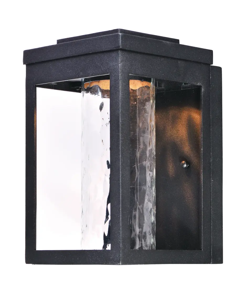 Salon LED Outdoor Wall Sconce in Black - Image 1