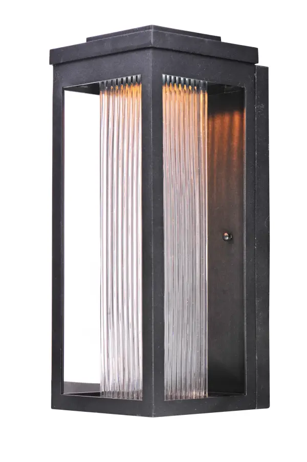 A classic style cast aluminum open frame finished in Black houses a variety of diffusers to create different design element to fit a wide range of home designs.   You have your choice of Satin White or Water Glass cylinders and Clear Ribbed or stainless steel Mesh Screen square diffusers.  The top housing conceals a high power LED light module with excellent color rendering as well as efficient lumens per watt.  All of this at an unbelievable price. - alternate view