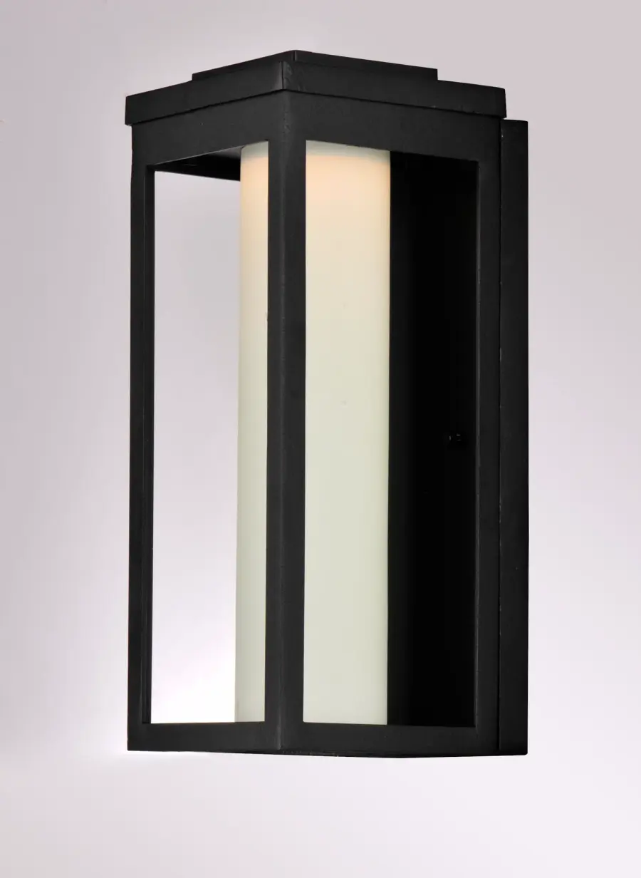 Salon LED Outdoor Wall Sconce in Black - Image 3