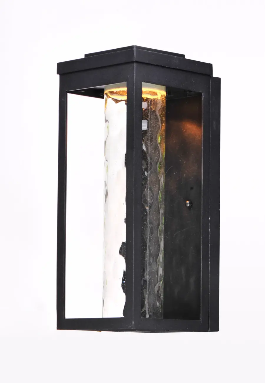 Salon LED Outdoor Wall Sconce in Black - Image 3