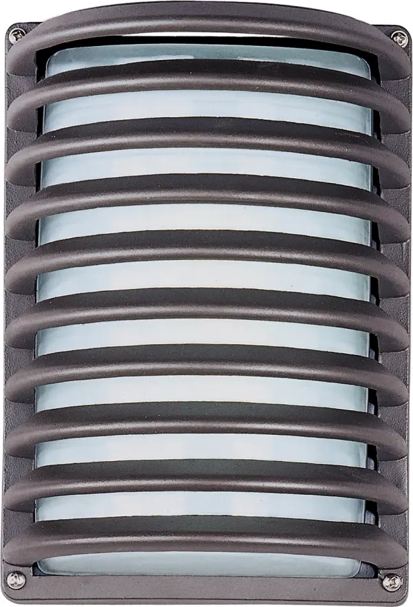 These Contemporary, European-designed outdoor fixtures are a perfect combination of energy efficiency and durability. The Zenith collection features die-cast metal frames painted with a polyurethane powder coat, finished in Architectural Bronze. The durable white acrylic lens diffuses the light nicely. The light source gives the ultimate in energy saving and long life.