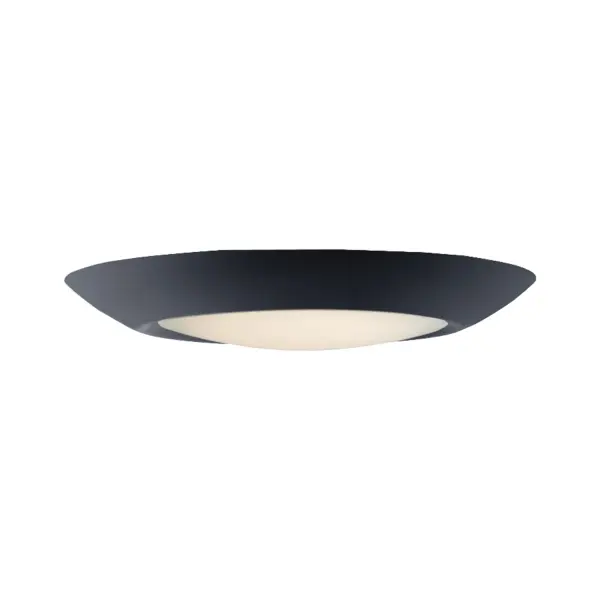 This very compact LED flush mount directly installs on any 4" junction box and gives the look of a recessed trim. Constructed of Die Cast Aluminum, the Diverse luminaire is dimmable and approved for wet or damp locations so it can be used in virtually any ceiling application, including showers.