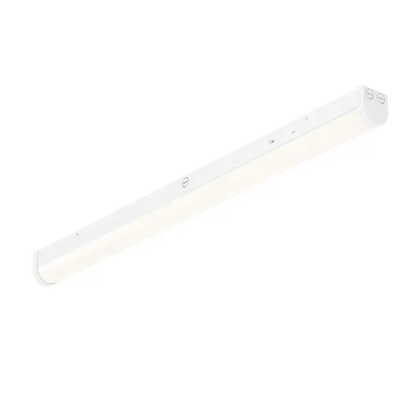 Workshop 48" LED Flush Mount in White