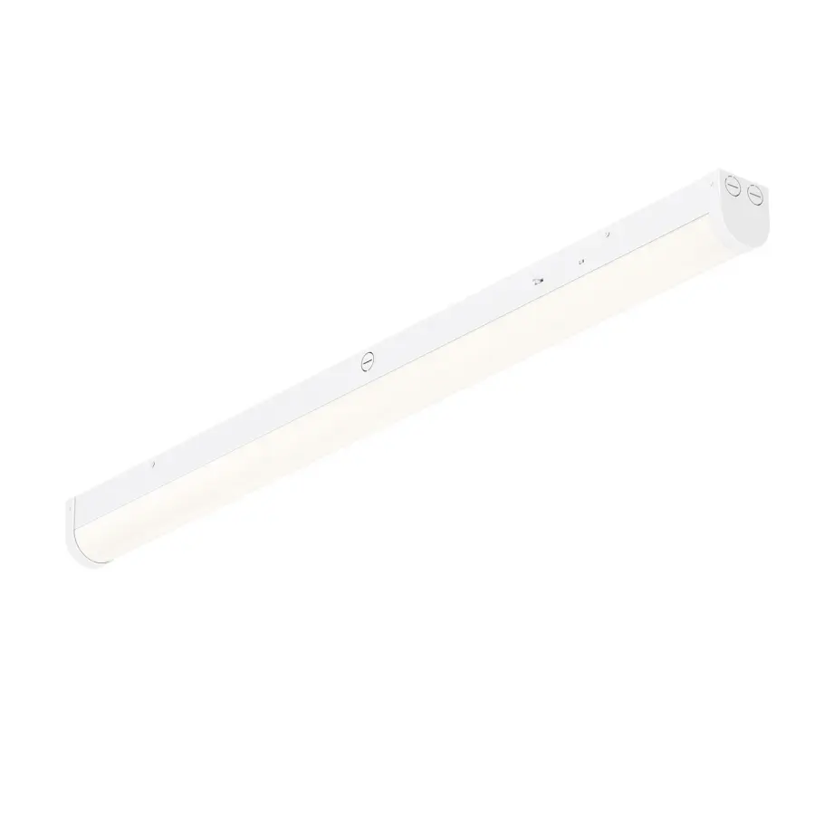 Workshop 48" LED Flush Mount in White