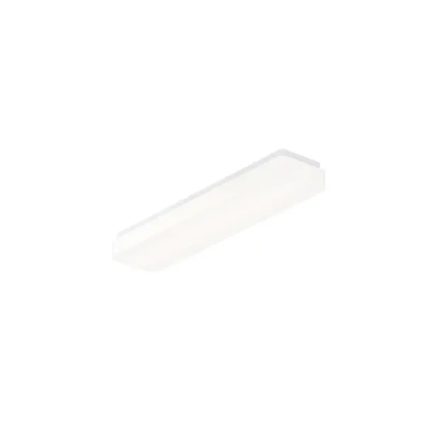 With a clean appearance and uniformly diffused light, this fresh take on a classic just got better. The rectangular forms are ideal for use in utility rooms, restrooms, offices, and many other commercial or residential settings. There is a 5-CCT selectable toggle switch easily accessible behind the polycarbonate lens allowing you to set different color temperatures either during or after installation.