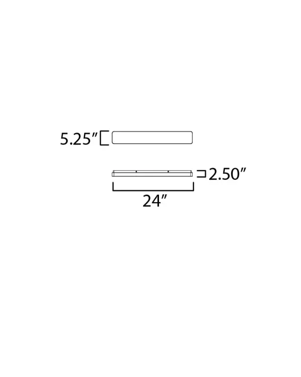 With a clean appearance and uniformly diffused light, this fresh take on a classic just got better. The rectangular forms are ideal for use in utility rooms, restrooms, offices, and many other commercial or residential settings. There is a 5-CCT selectable toggle switch easily accessible behind the polycarbonate lens allowing you to set different color temperatures either during or after installation. - alternate view