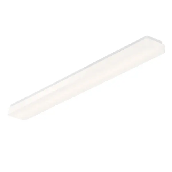 With a clean appearance and uniformly diffused light, this fresh take on a classic just got better. The rectangular forms are ideal for use in utility rooms, restrooms, offices, and many other commercial or residential settings. There is a 5-CCT selectable toggle switch easily accessible behind the polycarbonate lens allowing you to set different color temperatures either during or after installation.