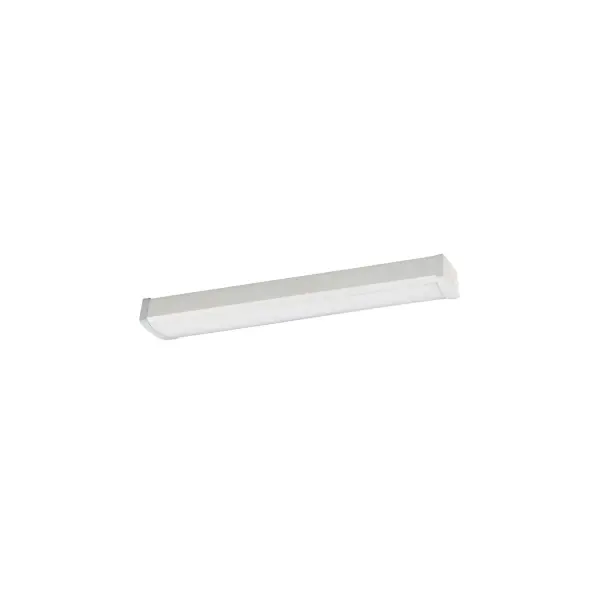 This modern era utility fixture has the perfect combination of economical operation and low maintenance. No longer do you have to change fluorescent tubes as this new design features dual full length LED boards for ample light and even distribution. Collection: LED Wrap Finish: White Width: 5.25" Height: 2.50" Length: 24.00" Weight: 0.80 lb Canopy: 2.5"x24" Bulbs Included Number of Bulbs: 1 Maximum Wattage: 20.00 W Bulb Base: Integrated Light Source: LED Light Output: 1650.00 lm Color Temperature: 2700 K CRI: 90 Rated Average Life: 50000 Voltage: 120.00 V Material: Steel, PC Safety Listing: cETLus Safety Rating: Damp Title 24 LED Spec Sheet