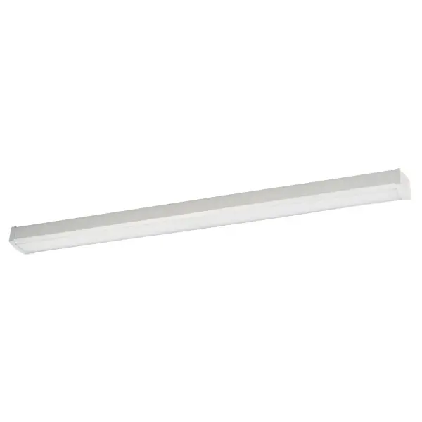 This modern era utility fixture has the perfect combination of economical operation and low maintenance. No longer do you have to change fluorescent tubes as this new design features dual full length LED boards for ample light and even distribution. Collection: LED Wrap Finish: White Width: 5.25" Height: 2.50" Length: 48.00" Weight: 1.76 lb Canopy: 2.5"x48" Bulbs Included Number of Bulbs: 1 Maximum Wattage: 40.00 W Bulb Base: Integrated Light Source: LED Light Output: 3650.00 lm Color Temperature: 2700 K CRI: 90 Rated Average Life: 50000 Voltage: 120.00 V Material: Steel, PC Safety Listing: cETLus Safety Rating: Damp Title 24 LED Spec Sheet