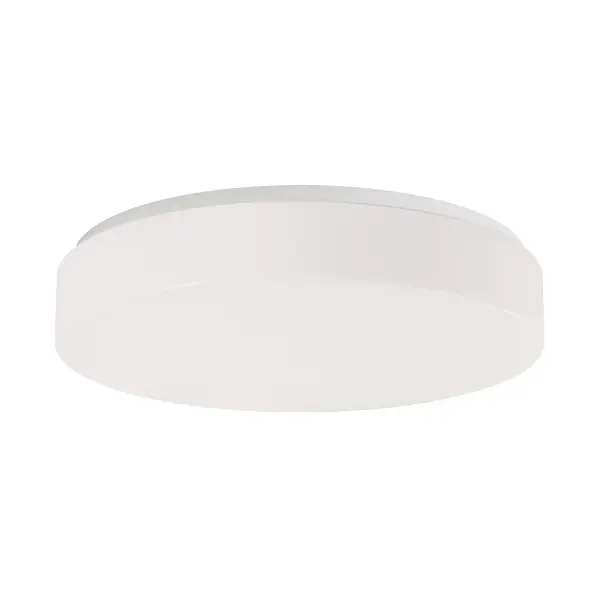 With a clean appearance and uniformly diffused light, this fresh take on a classic flush mount just got better. Flat topped, with a round form, these fixtures cast light in a wider omnidirectional disposition. Ideal for use in corridors, bedrooms, offices, and many other commercial or residential settings. There is a 5-CCT selectable toggle switch easily accessible behind the polycarbonate lens allowing you to set different color temperatures either during or after installation.