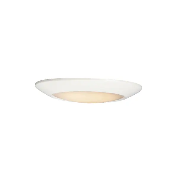 This very compact LED flush mount directly installs on any 4" junction box and gives the look of a recessed trim. Constructed of Die Cast Aluminum, the Diverse luminaire is dimmable and approved for wet or damp locations so it can be used in virtually any ceiling application, including showers.