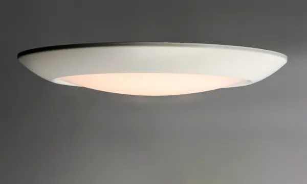 This very compact LED flush mount directly installs on any 4" junction box and gives the look of a recessed trim. Constructed of Die Cast Aluminum, the Diverse luminaire is dimmable and approved for wet or damp locations so it can be used in virtually any ceiling application, including showers. - alternate view