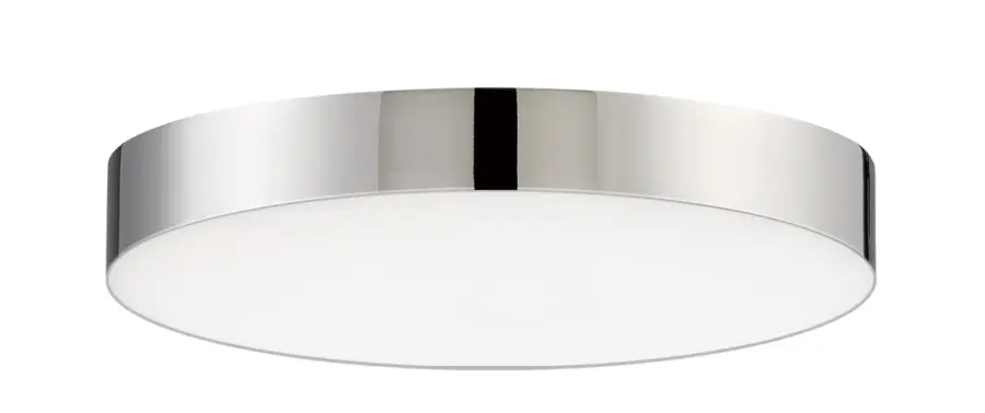 Trim LED Flush Mount in Polished Chrome - Image 1