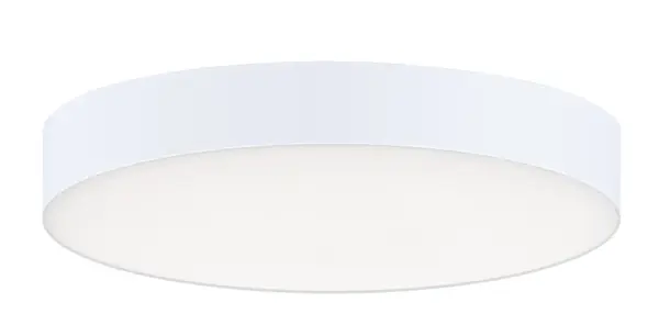 Thin discs of evenly illuminated LED create the impression of recessed lighting. The die-cast aluminum housings are available in White, Black, Satin Nickel, and Polished Chrome all with a thoughtfully recessed White polycarbonate diffuser. High efficiency and good color rendering make this a perfect choice for your next project. Collection: Trim Finish: White Glass: White Width: 5.00" Height: 0.75" Length: 5.00" Weight: 0.48 lb Wire: 8" Canopy: 0.75``x5`` Bulbs Included Number of Bulbs: 1 Maximum Wattage: 13.00 W Bulb Type: PCB Bulb Base: PCB Integrated Light Source: LED Light Output: 1000.00 lm Color Temperature: 3000 K CRI: 90 Rated Average Life: 50000 Voltage: 120.00 V Material: PC, steel Safety Listing: cETLus Safety Rating: Wet ADA Title 24 LED Manufacturer Warranty: 5 Spec Sheet Instructions Parts Diagram