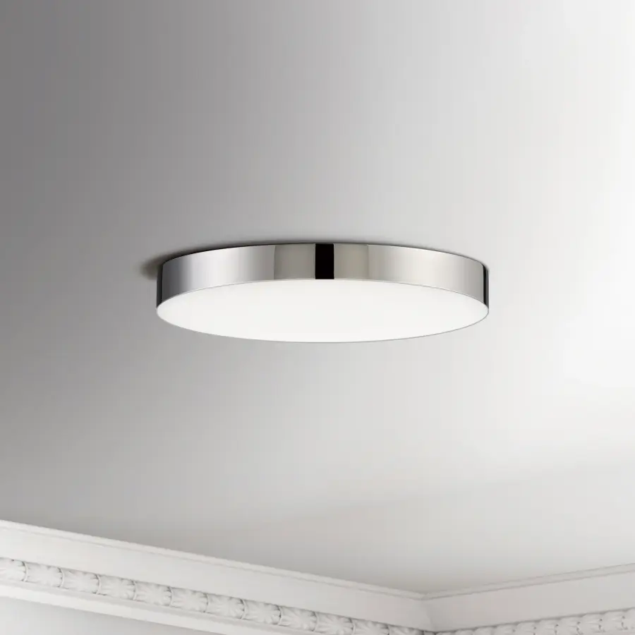 Trim LED Flush Mount in Polished Chrome - Image 2