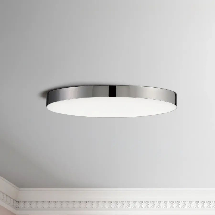 Trim LED Flush Mount in Polished Chrome - Image 2