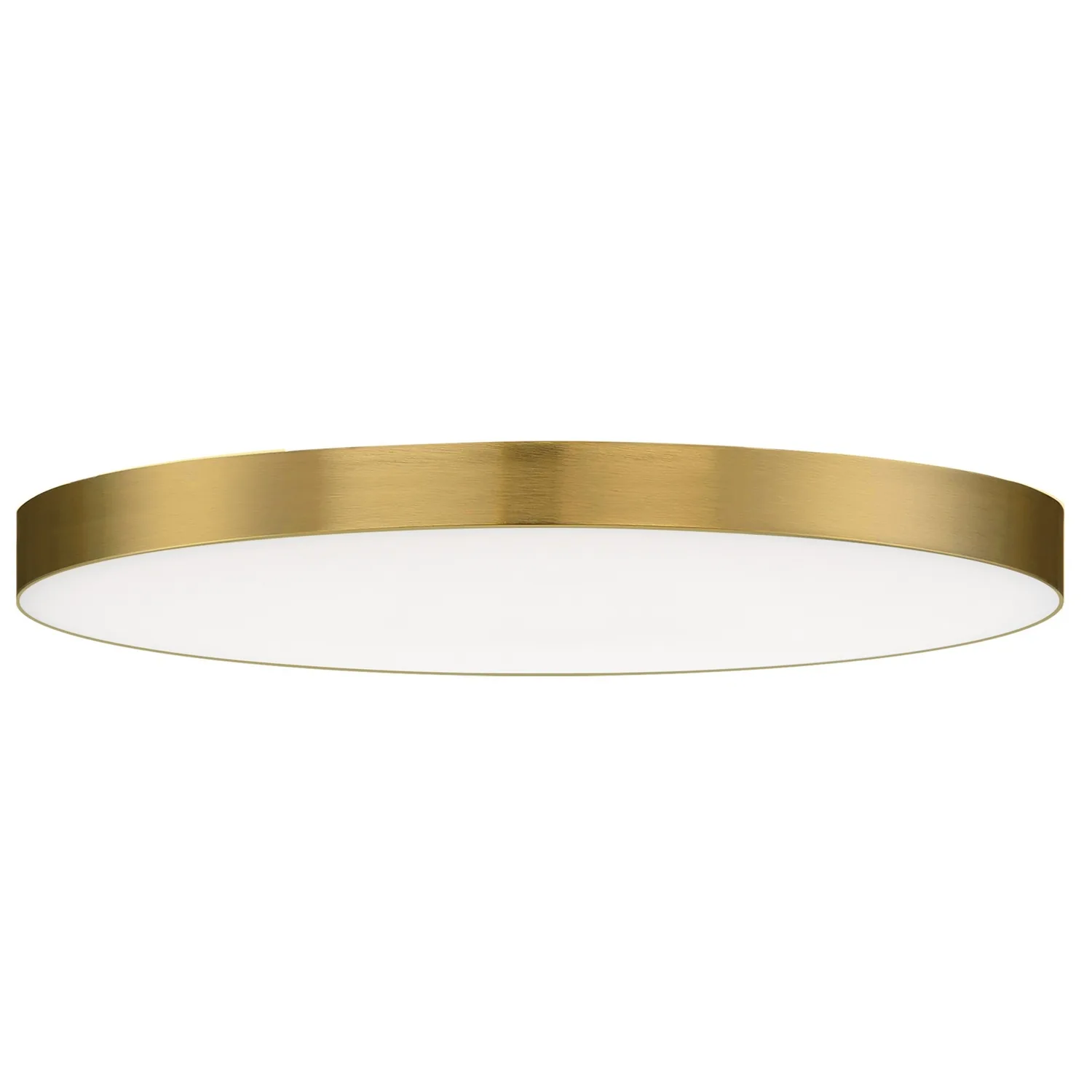 Trim 11" LED Flush Mount in Satin Brass