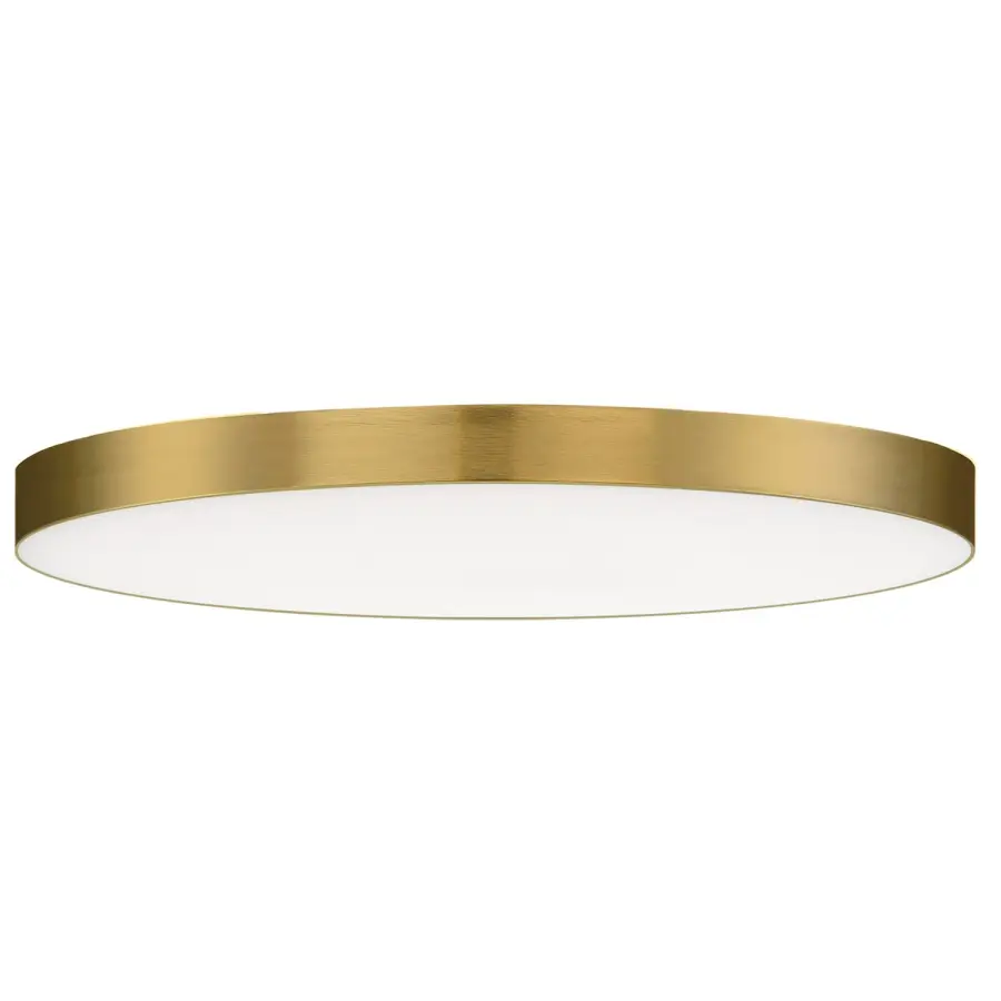 Trim 11" LED Flush Mount in Satin Brass