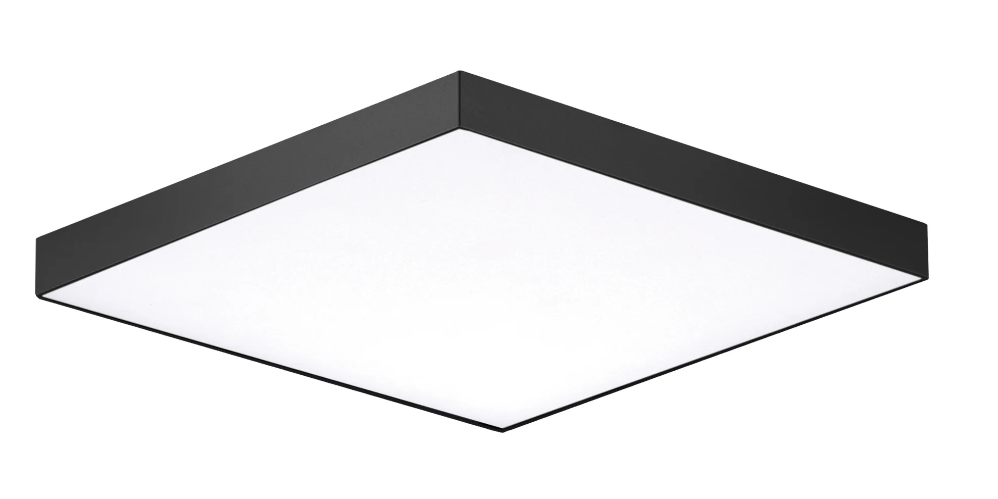 Trim 6.25" LED Flush Mount in Black
