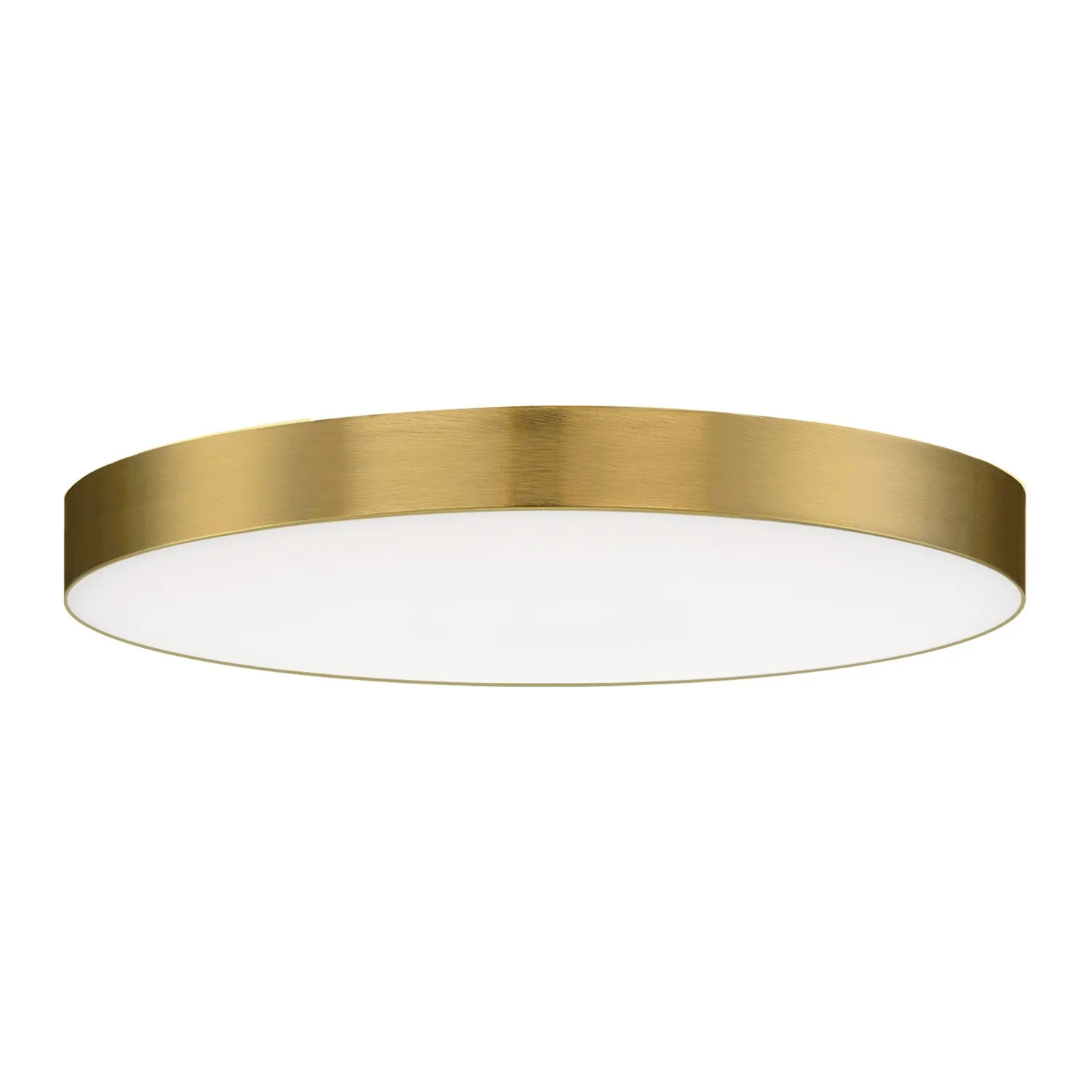 Trim 15" LED Flush Mount in Satin Brass