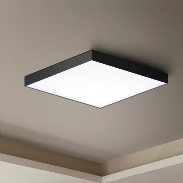 Thin discs of evenly illuminated LED create the impression of recessed lighting. The die-cast aluminum housings are available in White, Black, Satin Nickel, and Polished Chrome all with a thoughtfully recessed White polycarbonate diffuser. High efficiency and good color rendering make this a perfect choice for your next project. - alternate view