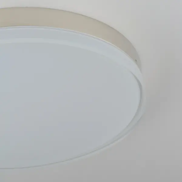 Our ever popular flush mount available in an updated form. Featuring die-cast aluminum bases available in Satin Nickel or Polished Chrome with dimensional acrylic diffusers, Clear on the outside and Frost on the inside creating an intriguing optical effect. With increased lumens and better pricing this collection is the second generation in an already famous collection. Use the optional pendant adapter to convert any size to a hanging fixture. - alternate view