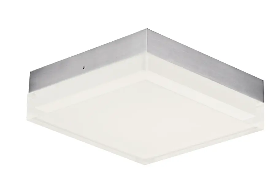 Illuminaire II 6.25" LED Flush Mount in Satin Nickel - Image 1