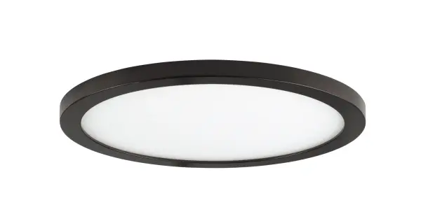 Wafer was designed for the discriminate consumer who wants the low profile look of recessed without the high cost.  Manufactured of die cast aluminum, Wafer brings ultimate heat dissipation to its edge lit technology.  Edge lighting gives very even light distribution while dispersing heat over a larger area.  The result of this is longer LED life and better light diffusion.