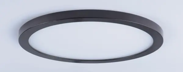 Wafer was designed for the discriminate consumer who wants the low profile look of recessed without the high cost.  Manufactured of die cast aluminum, Wafer brings ultimate heat dissipation to its edge lit technology.  Edge lighting gives very even light distribution while dispersing heat over a larger area.  The result of this is longer LED life and better light diffusion. - alternate view