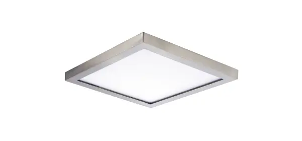 Wafer was designed for the discriminate consumer who wants the low profile look of recessed without the high cost.  Manufactured of die cast aluminum, Wafer brings ultimate heat dissipation to its edge lit technology.  Edge lighting gives very even light distribution while dispersing heat over a larger area.  The result of this is longer LED life and better light diffusion.