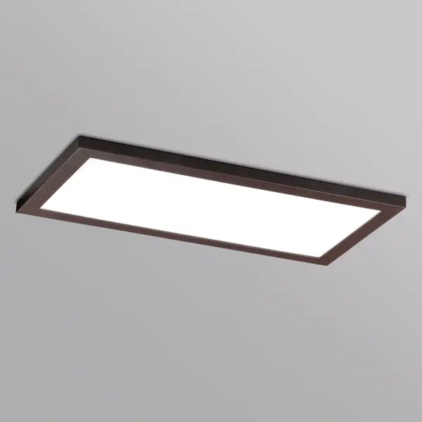 Collection: Sky Finish: Bronze Glass: White Width: 11.75" Height: 0.75" Length: 23.50" Weight: 5.50 lb Bulbs Included Number of Bulbs: 1 Maximum Wattage: 22.00 W Bulb Type: PCB Bulb Base: PCB Integrated Light Source: LED Light Output: 1850.00 lm Color Temperature: 3000 K CRI: 90 Rated Average Life: 50000 Voltage: 120.00 V Material: Aluminum, Acrylic Safety Listing: cETLus Safety Rating: Damp LED Manufacturer Warranty: 5 Spec Sheet Instructions Parts Diagram - alternate view