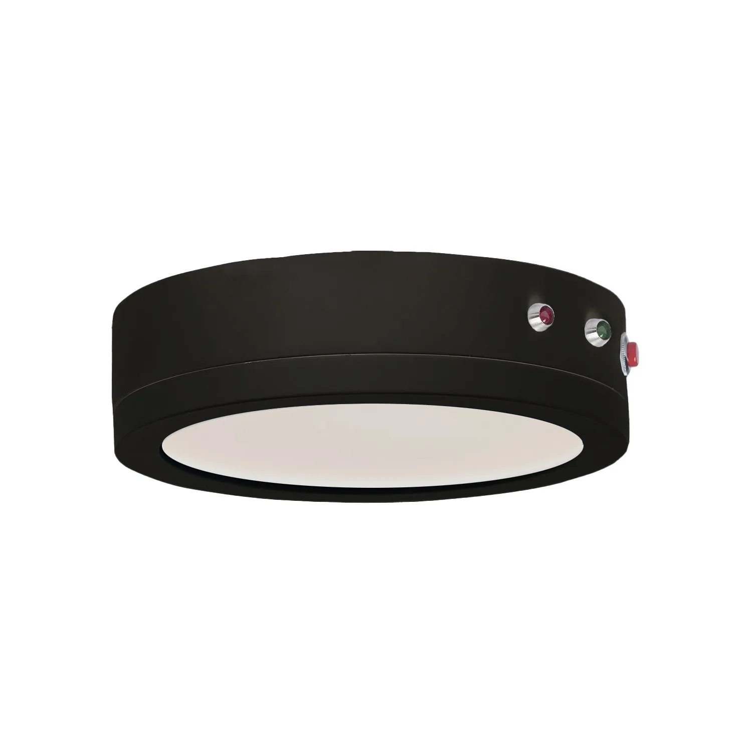 Wafer 7" LED Surface Mount in Black