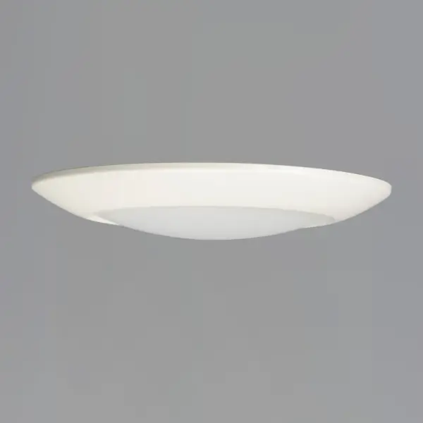 This very compact LED flush mount directly installs on any 4" junction box and gives the look of a recessed trim. Constructed of Die Cast Aluminum, the Diverse luminaire is dimmable and approved for wet or damp locations so it can be used in virtually any ceiling application, including showers. - alternate view