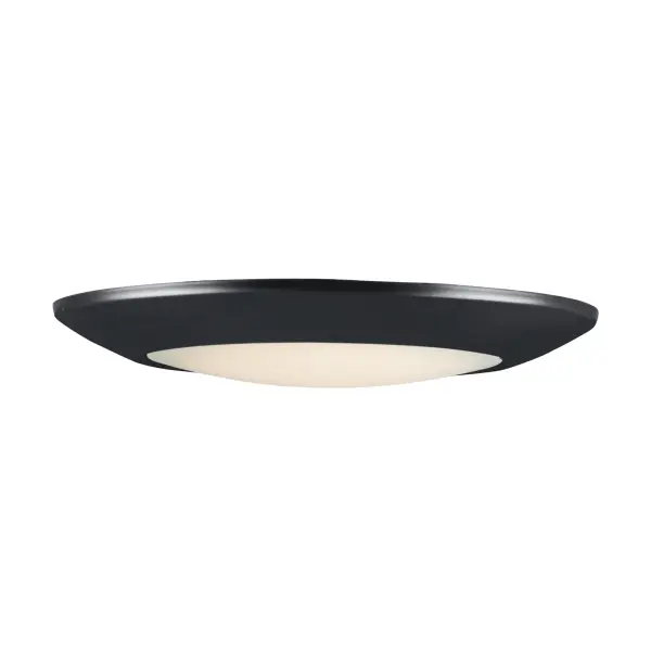 This very compact LED flush mount directly installs on any 4" junction box and gives the look of a recessed trim. Constructed of Die Cast Aluminum, the Diverse luminaire is dimmable and approved for wet or damp locations so it can be used in virtually any ceiling application, including showers.