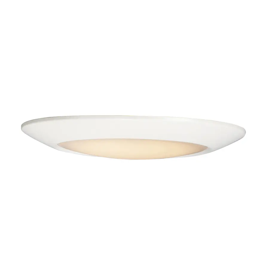 Diverse LED Flush Mount in White