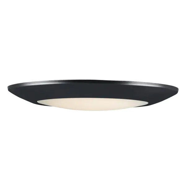 This very compact LED flush mount directly installs on any 4" junction box and gives the look of a recessed trim. Constructed of Die Cast Aluminum, the Diverse luminaire is dimmable and approved for wet or damp locations so it can be used in virtually any ceiling application, including showers.