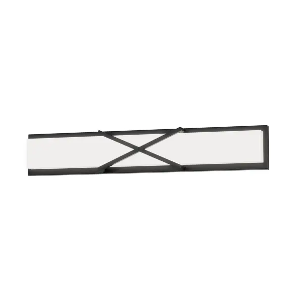 Collection: Dexter Finish: Black Glass: White Width: 30.00" Height: 5.50" Weight: 6.61 lb Extension from Wall: 3.00" Wire: 8" Canopy: 4"x29" Bulbs Included Number of Bulbs: 1 Maximum Wattage: 30.00 W Bulb Base: Integrated Light Source: LED Light Output: 1900.00 lm Color Temperature: 3000 K CRI: 90 Rated Average Life: 50000 Voltage: 120.00 V Material: Steel, PC Safety Listing: cETLus Safety Rating: Damp ADA LED Spec Sheet