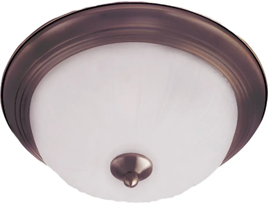 Essentials Oil Rubbed Bronze Flush Mount - Image 1