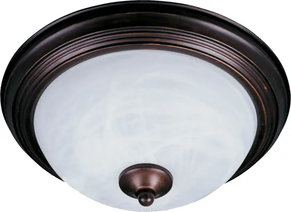 Maxim Lighting's commitment to both the residential lighting and the home building industries will assure you a product line focused on your lighting needs. With Maxim Lighting you will find quality product that is well designed, well priced and readily a Collection: Essentials - 584x Finish: Oil Rubbed Bronze Glass: Marble Width: 11.50" Height: 6.00" Length: 11.50" Weight: 2.25 lb Number of Bulbs: 1 Maximum Wattage: 60.00 W Bulb Type: A19 Bulb Base: E26 Medium Light Source: Incandescent Light Output: 672.00 lm Dimmable Rated Average Life: 2500 Voltage: 120.00 V Material: Glass, Steel Safety Listing: cETLus Safety Rating: Damp Manufacturer Warranty: 1 Spec Sheet Instructions Parts Diagram