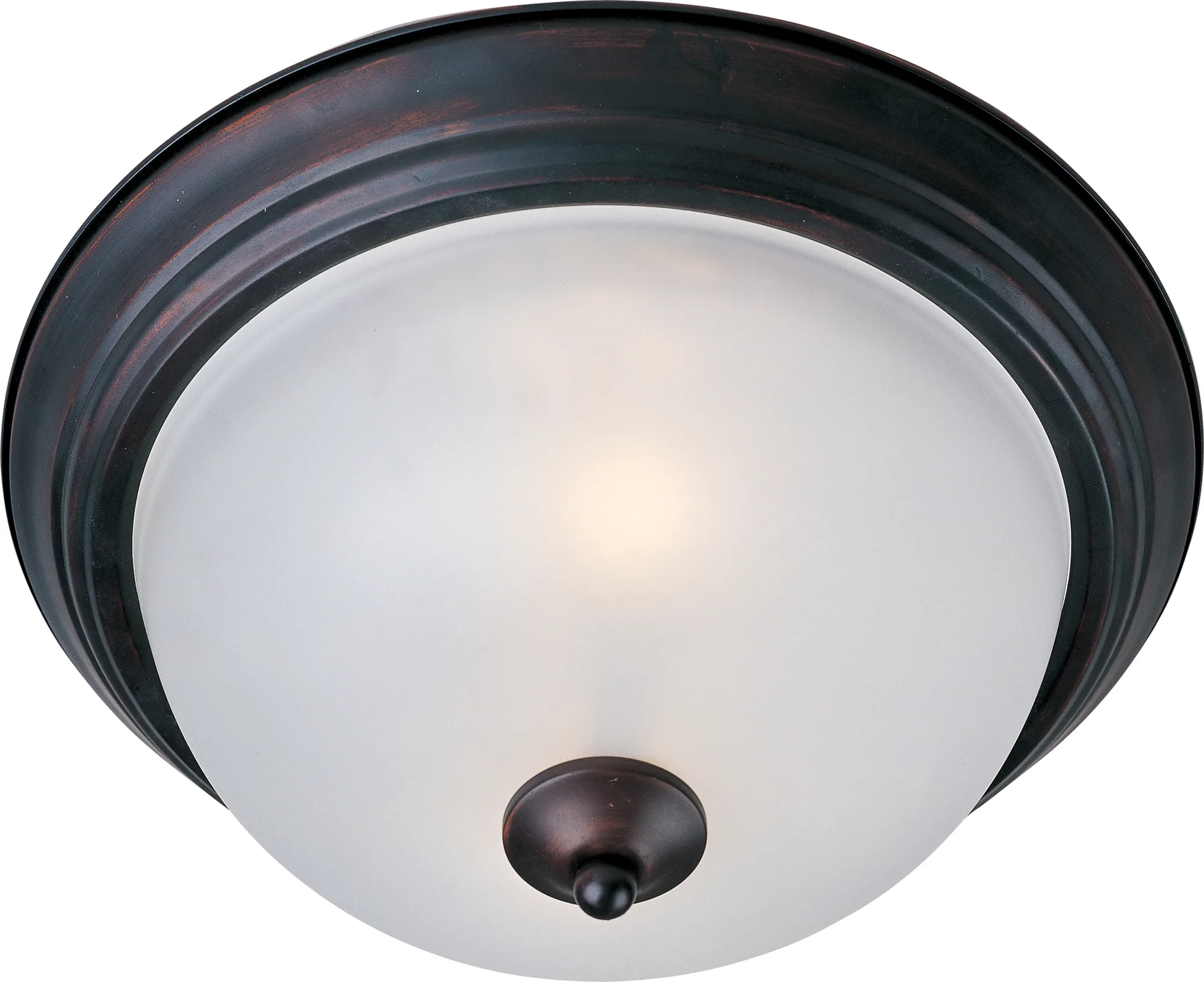 Essentials Three Light Flush Mount in Oil Rubbed Bronze