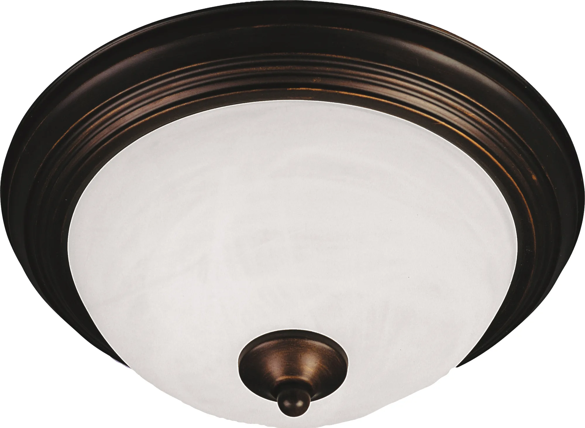 Essentials - 584x Three Light Flush Mount in Oil Rubbed Bronze